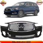 Front Bumper Cover Primed Plastic & Grille Assembly For 2016-2020 Infiniti QX60. Fixed Price $640.00.