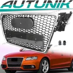 For Audi A4 S4 B8 2009-2012 Silver Front Henycomb Mesh Bumper Grill Radiator. Fixed Price $139.99.