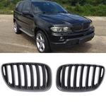 Front Kidney Grills Grille Fit For Bmw X5 E53 04-06 Matte Black 4D. Fixed Price $37.59.