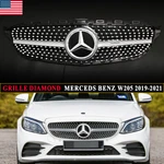 Grille For 2019-2021 Mercedes Benz W205 Class C300 Front W/led Emblem. Fixed Price $89.00.