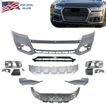Fits 2016- 19 Q7 Base Front Bumper Cover Grille Molding Valance Skid Plate 13PC. Fixed Price $1049.00.