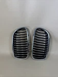 Bmw Grill Front Inserts #188013 Silver Lot Of 2. Fixed Price $90.00.
