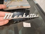 Vintage 1950S Kaiser Manhattan Emblem Script Oem. Fixed Price $37.99.