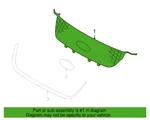 Genuine Oem Ford Freestyle Bumper Grille Assembly 2005-2007 5F9Z8200AAA. Fixed Price $67.96.