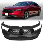 Fits 2023-2024 Honda Accord Complete Front Bumper Grille Set W/o Sensor Holes. Fixed Price $389.99.
