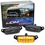 Smoked Lens Amber Full Led Hood Scoop Clearance Marker Lights For 21-UP Ram Trx. Fixed Price $58.09.
