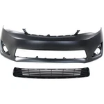Bumper Cover Kit For 2012-2014 Toyota Camry Front With Grille Primed. Fixed Price $118.81.