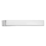 Rhodium Plated Sterling Silver Polished Tie Bar, 6.25 X 50MM. Fixed Price $114.98.