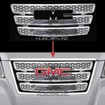10-15 Gmc Terrain Chrome Grille Overlay 3 Bar Inserts Covers Denali Style. Fixed Price $109.99.