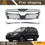 Front Upper Bumper Grille Assembly Chrome 2014-2018 Subaru Forester. Fixed Price $46.85.