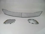 Bentley Continental Flying Spur Chrome Front Bumper Grille 3PCS #697. Fixed Price $850.00.