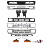 Front Bumper Face Bar Grille Turn Light Bezel For Nissan Pickup D21 93-97 95 96. Fixed Price $93.50.