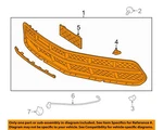 Gm Oem 16-18 Corvette Front Bumper Components-grille Assy 84019861. Fixed Price $693.04.