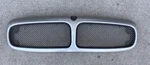 1998 - 2003 Jaguar Xjr Mesh Front Grille X308 Factory Original Silver W/ Growler. Fixed Price $175.00.