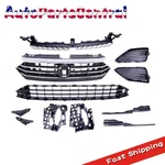 For Jetta 2019-2021 Front Grille Mesh Support Bracket Fog Lamps Cover Kit. Fixed Price $154.59.