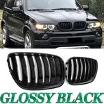 For Bmw E53 X5 Suv 2004-06 Lci Front Kidney Hood Grille Upper Glossy Black. Fixed Price $35.99.