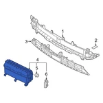 For Hyundai Kona 24-26 86980BE010CA Front Left Radiator Shutter Assembly. Fixed Price $424.53.