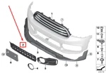 Mini Countryman F60 Front Bumper Lower Grill 51117390526 No Duty To. Fixed Price $82.87.