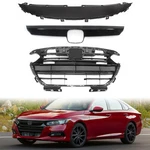 For 2021-2023 Honda Accord Front Upper & Lower Grille Black Trim W/grill Cover. Fixed Price $147.19.