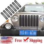 7PCS Abs Front Bumper Hood Mesh Grille Grid For Jeep Wrangler Tj 1997-2006. Fixed Price $31.95.