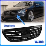 Grille For Mercedes Benz W222 S450 S500 S550 S63 Amg 2014-2020 W/ Acc Black. Fixed Price $152.00.