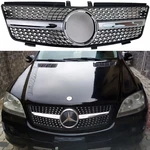 For Mercedes M-class W164 Front Radiator Diamond Chrome Grille 2005-2008 ML320. Fixed Price $106.97.