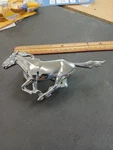 1975 1976 1977 1978 Mustang Ii Nos Front Grill Running Chrome Horse Ornament. Fixed Price $39.95.