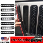 Abs Front Bumper Hood Mesh Grille Grid For Jeep Wrangler Tj 1997-2006 Us. Fixed Price $39.49.