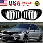 Gloss Black Front Kidney Grille For Bmw 5-SERIES G30 G31 540I M550I 2017-2019. Fixed Price $32.99.