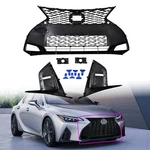 For 2021 2022 Lexus IS300 IS350 F-sport Front Grille W/ Camera Hole Fog Cover. Fixed Price $219.00.