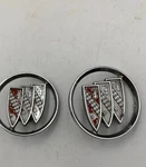 Pair Vintage 1972 Buick Skylark Tri-shield Emblems Ornaments 9856335 (31982). Fixed Price $28.66.