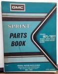 1971-1977 Gmc Truck Dealer Parts Book Sprint Models Original 350 454 400. Fixed Price $54.00.