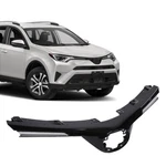 Fit For 2016-2018 Toyota RAV4 Front Bumper Upper Hood Grille W/ Chrome Trim. Fixed Price $58.89.