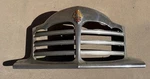 Original 1948 Packard Chrome Front Grille W/ Emblem Ornament, Used Oem. Fixed Price $398.00.