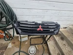 2001-2002 Mitsubishi Montero Limited Front Upper Grille Chrome Oem. Fixed Price $99.99.