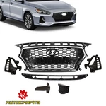 For 2018-2020 Hyundai Elantra Gt Front Upper Lower Grille W/ Foglight Covers Set. Fixed Price $216.98.