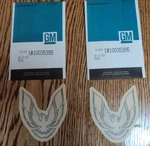 2) Nos New 1984-1986 Pontiac Firebird Gm 10035395 Decal Roof Side. Fixed Price $38.50.