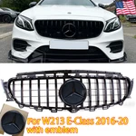Black Grille For Mercedes Benz W213 E-class 2016-2020 W/emblem Camera Hole. Fixed Price $102.69.