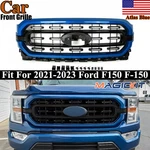 Fits Ford F-150 F150 Xlt 2021 2022 2023 Front Bumper Upper Grille Atlas Blue. Fixed Price $175.99.