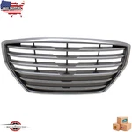 Fits 2015-2016 Hyundai Genesis Front Grille Assembly Painted Silver HY1200191. Fixed Price $402.12.