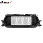 Fits 19-24 Ram 1500 Longhorn Honeycomb Front Bumper Hood Grille Gloss Black Abs. Fixed Price $205.99.