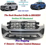 2024-2026 Vw Volkswagen Atlas & Cross Sport R-line Front Bumper Silver Mist #15. Fixed Price $1450.00.