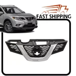Chrome With Black Front Grille Upper Bumper For Nissan Rogue 2014-2016. Fixed Price $60.00.