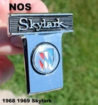 Nos 1968 1969 Buick Skylark Roof Sail Panel Emblem 7759501 Oem Gm. Fixed Price $99.99.