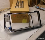 Nos New Mopar 1982 83 84 Dodge Aries Plymouth Reliant Chrome Headlamp Bezel Rh. Fixed Price $69.99.