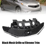 Front Upper Black Mesh Grille W/chrome Trim For 2015-2016 Nissan Versa Note Sr. Fixed Price $84.99.