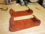 Studebaker 290590 290591 Grill Air Vent Shields 1950 Commander Land Cruiser. Fixed Price $29.99.