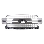 New Chrome And Matte W/black Grid Front Grille Fits 2018-2020 Ford F-150. Fixed Price $832.96.
