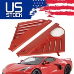 Gloss Red Engine Covers Bay Panel Trim 2X For Corvette C8 2020-2024. Fixed Price $105.95.
