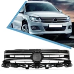 Chromed Grille Front Bumper Upper For 2012-2017 Volkswagen Tiguan Vw Trim. Fixed Price $56.00.